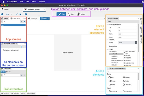 How To Get Started with Embedded UI-Design in EEZ Studio