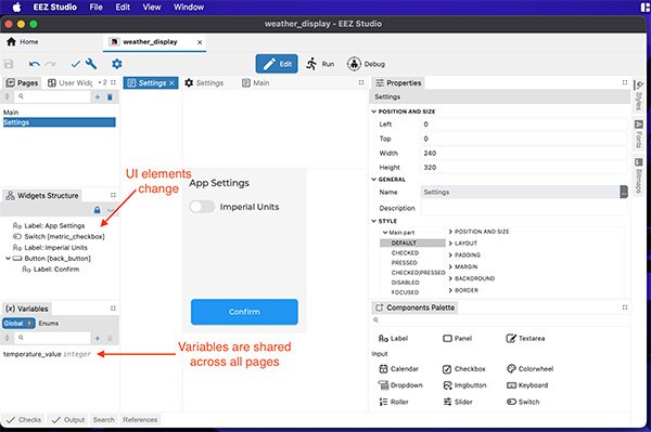 How To Get Started with Embedded UI-Design in EEZ Studio