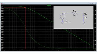 How to Simulate an RC Low-Pass Filter in LTspice and Analyze Frequency Response