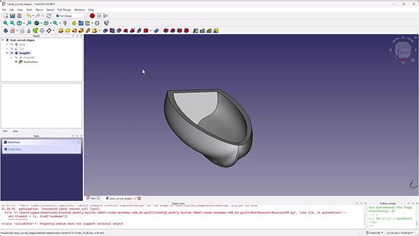 Intro to FreeCAD Part 7: Sweeps and Lofts with Guide Curves