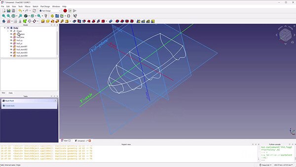 Intro to FreeCAD Part 7: Sweeps and Lofts with Guide Curves