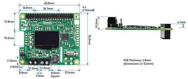 Kitronik Air Quality Control HAT for Raspberry Pi - Quick Start Guide