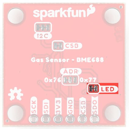 Image of SparkFun Environmental Sensor Breakout - BME68x (Qwiic) Hookup Guide