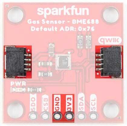 Image of SparkFun Environmental Sensor Breakout - BME68x (Qwiic) Hookup Guide