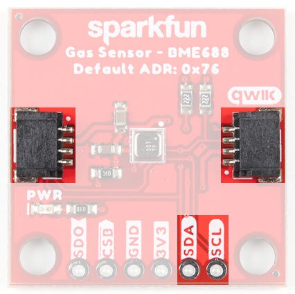 Image of SparkFun Environmental Sensor Breakout - BME68x (Qwiic) Hookup Guide