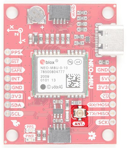Image of SparkFun GPS Dead Reckoning NEO-M8U Hookup Guide