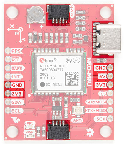 Image of SparkFun GPS Dead Reckoning NEO-M8U Hookup Guide