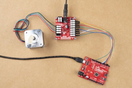 Image of SparkFun ProDriver and Mini Stepper Motor Driver Hookup Guide