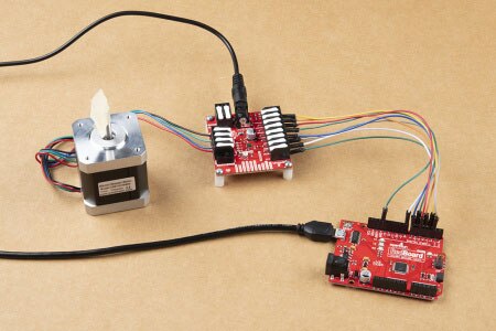 Image of SparkFun ProDriver and Mini Stepper Motor Driver Hookup Guide