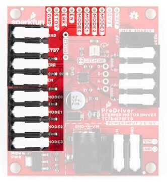 Image of SparkFun ProDriver and Mini Stepper Motor Driver Hookup Guide