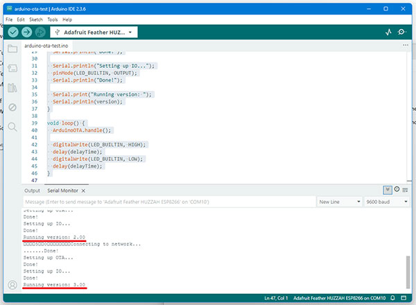 Image of Arduino OTA Updates Without an Arduino Cloud Account
