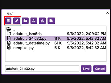 Image of CircuitPython Web Workflow Code Editor Quick Start
