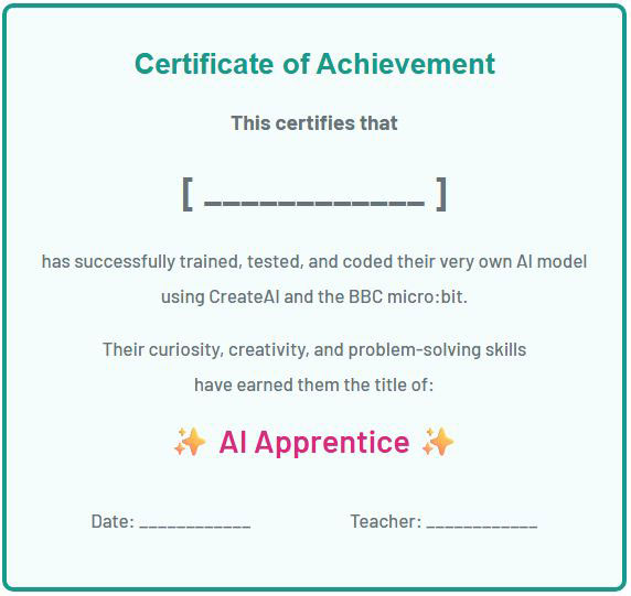 Image of Exploring AI with MakeCode CreateAI and the BBC micro:bit