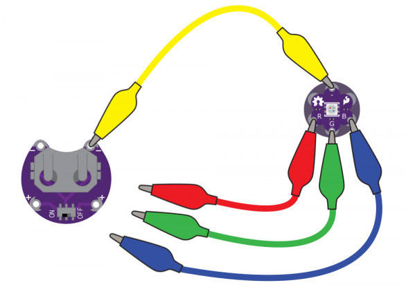 Image of LilyPad RGB LED Hookup Guide