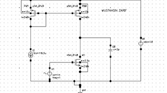 Image of Sizing of a Common Source Amplifier Circuit Using gm/Id Methodology