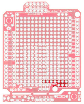 Image of SparkFun Arduino ProtoShield Hookup Guide