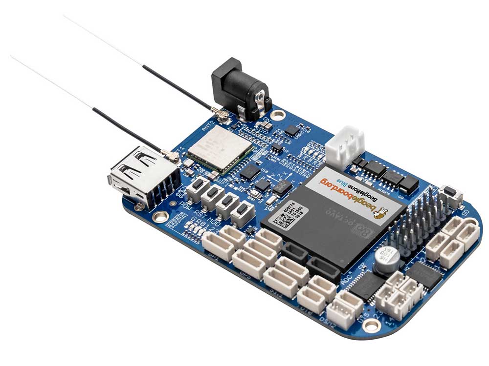 New BeagleBone Blue Development Board - Built for Robotics