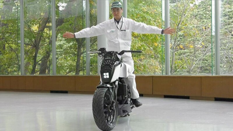 Honda’s self-balancing motorcycle