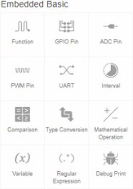 DigiKey IoT Studio Basic Elements