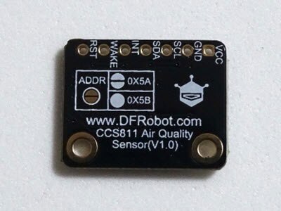 Getting Started with DFRobot’s CCS811 Air Quality Breakout