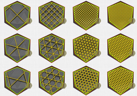 Selecting the Correct 3D Printing Infill Pattern in Cura