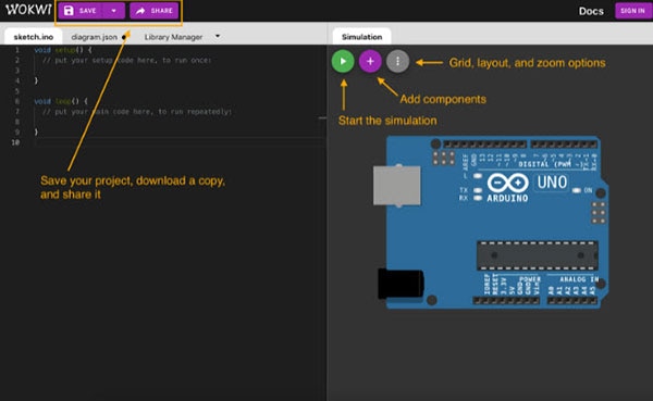 Getting Started with the Wokwi Arduino Simulator