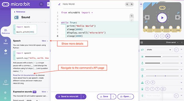 How To Write a Hello World Application in the micro:bit Python Editor