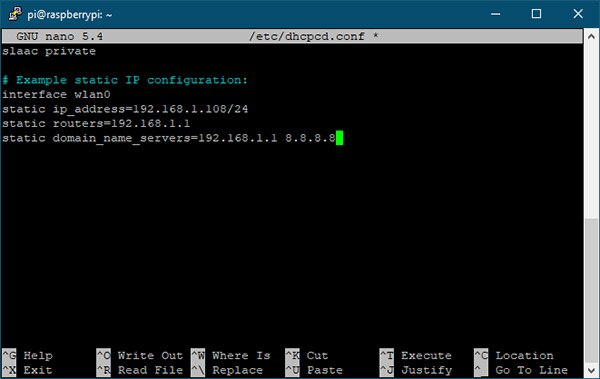 How To Configure Static IP Addresses on a Raspberry Pi