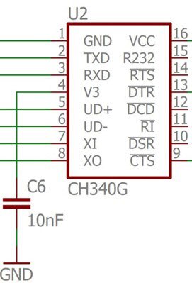 Image of Non-Compliant Use of CH340 V3 Pin: Deep Dive for Engineers