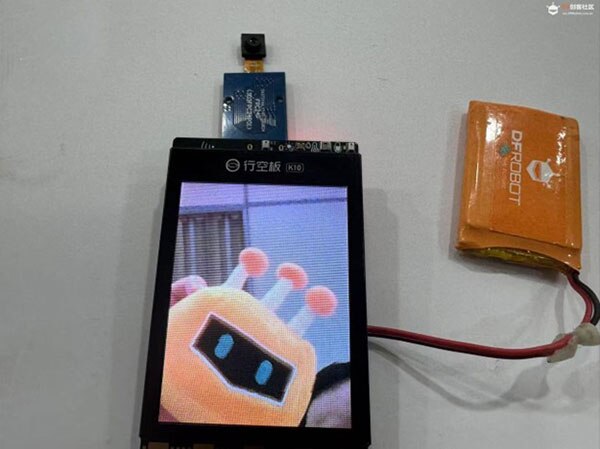 Image of UNIHIKER K10 Camera Extension & Flipping Guide for AIRobotics Projects