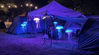 Image of Building A Swarm of Sound Reactive Jellyfish