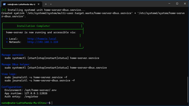 Image of Homeio: A Friendly Starting Point for Your First Home Server