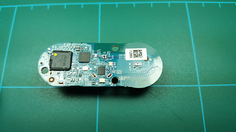 Bottom side of the PCB