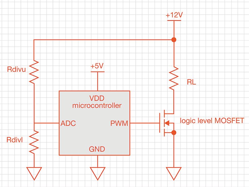 Constant Power Load Using PWM and ADC - Figure 2