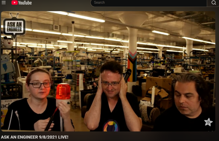 A group of people in a factory