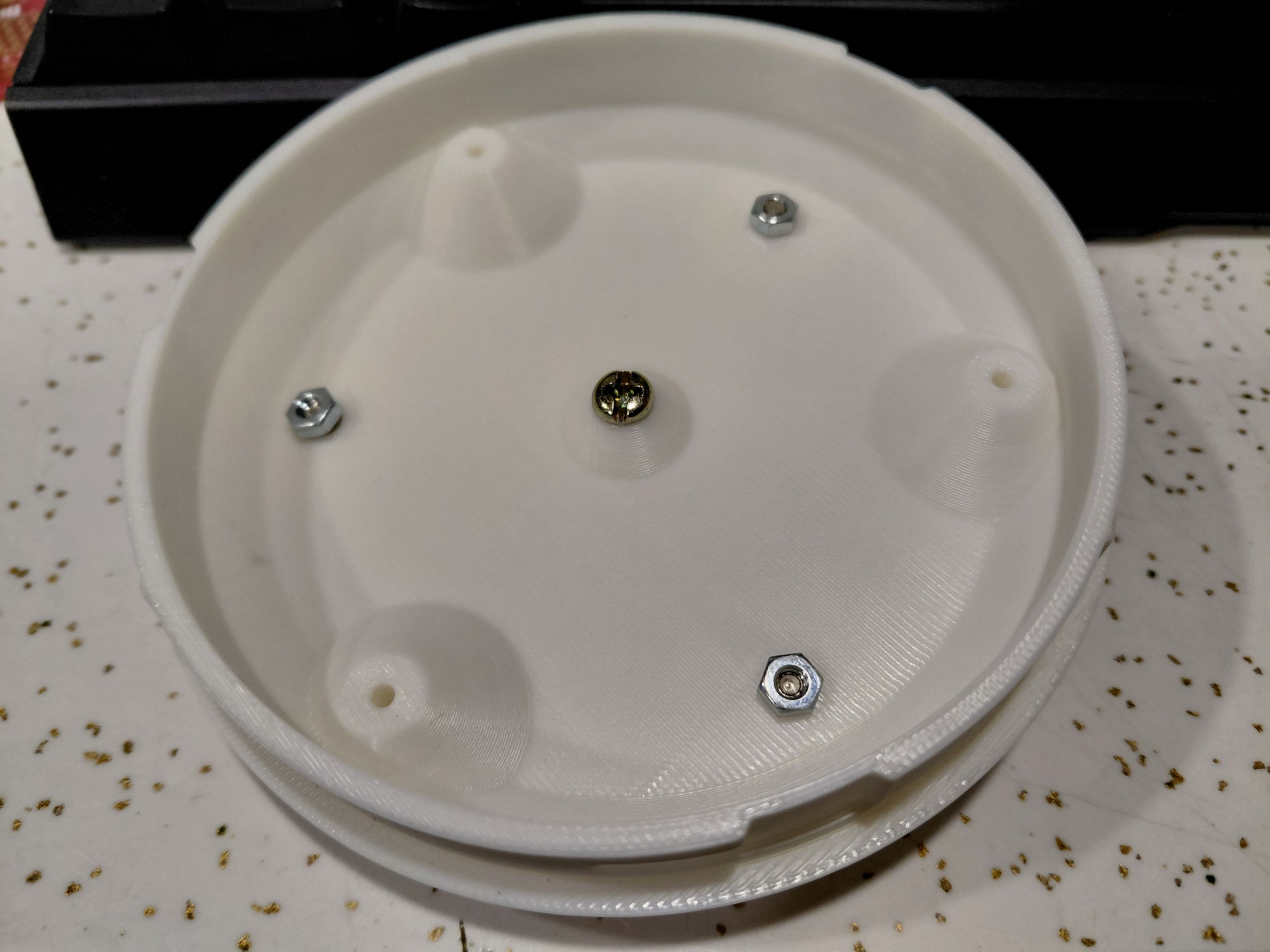 3d printed light base top