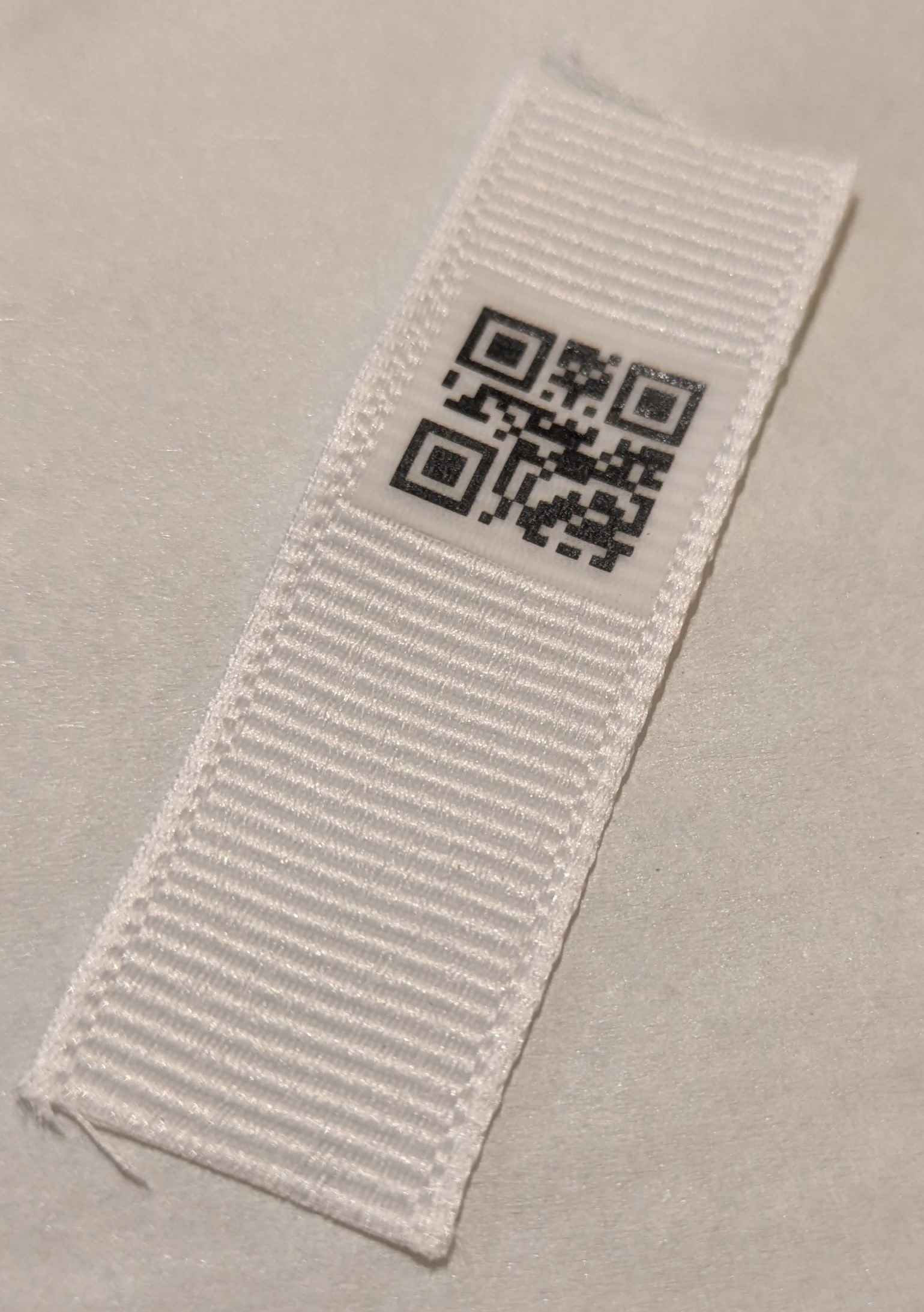 Ironed tag