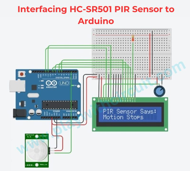 Interfacing the HC-SR501 with Arduino UNO